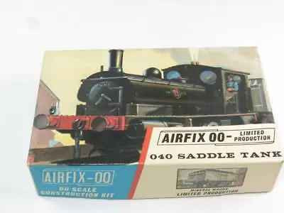 AIRFIX OO SCALE MODEL RAILWAY KIT 0-4-0 SADDLE TANK UNMADE In Red Stripe Box • £11.99