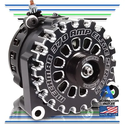 Mechman 370 Amp RVC Bypass High Output Alternator 2014+ Chevrolet GMC Cadillac • $629