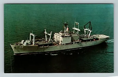 USS Charleston LKA-119 Amphibious Cargo Ship Vintage Postcard • £7.61