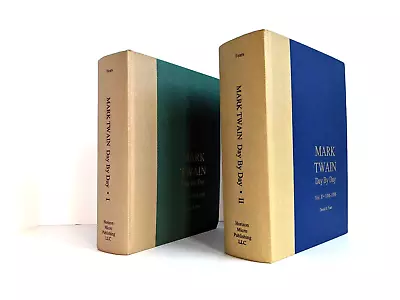 MARK TWAIN DAY-BY-DAY Volumes I & II **SIGNED & INSCRIBED TO HAL HOLBROOK** • $600