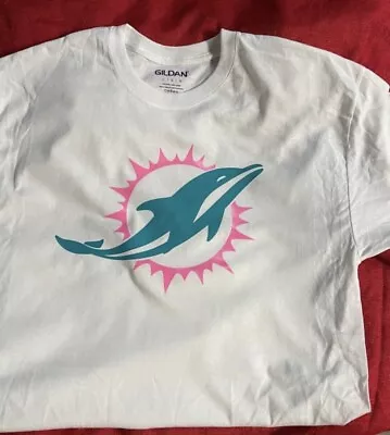 Miami Dolphins South Beach Inspired Miami Vice Colors Men's T-shirt • $15.99