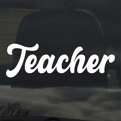 Teacher Sticker Decal - Cute Fun Inspired - Tumbler Phone Laptop Car Window • $2.99