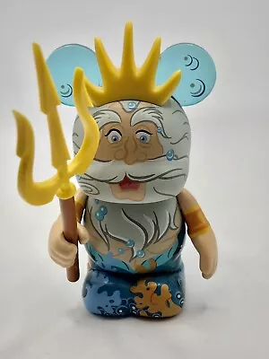 King Triton W Spear 3  Vinylmation The Little Mermaid Series Ariel Flounder • $15