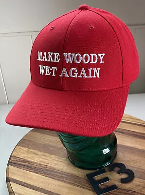 Nwot  Make Woody Wet Again   Suck 'em Up  Wet Woody Drink Hat Red Adjustable E3 • $13.59