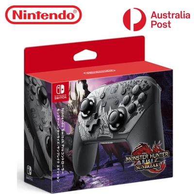 $156.90 • Buy Nintendo Switch Pro Controller - Monster Hunter Rise: Sunbreak Edition New