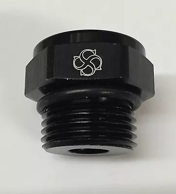 A10 -8AN ORB O Ring Boss Adapter AN Fitting ORB W/ 1/8 NPT On End / Black • $11.89