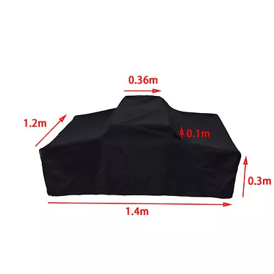 Black 1.4m Travel Cover Roof Top Tent Camper Trailer Waterproof 4X4 Rack Free • $37.79