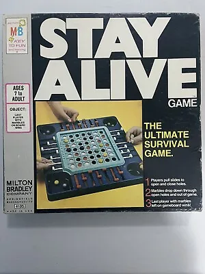 $20 • Buy VTG 1971 Milton Bradley Stay Alive 4105 Ultimate Survival Marble Game Complete