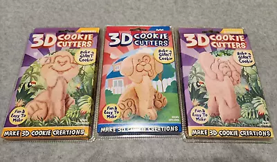 3D Cookie Creations Cookie Cutters Animal Dog Monkey Elephant • $10.99