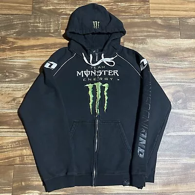 Monster Energy One Industries Motocross Hoodie Sweatshirt Size Medium • $49.99