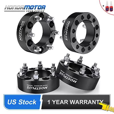 4 X 2 Inch 6 Lug 6x5.5 Wheel Spacers Adapter For Chevy Silverado Suburban GMC • $83.89