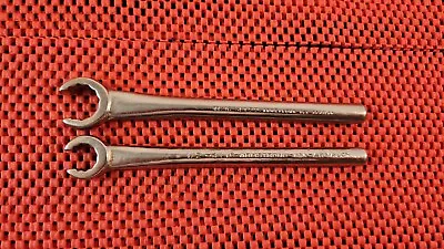 2 Vintage Armstrong Flare Wrenches 11/16  (#4122) & 1/2  (#4116) Made In Usa • $17.99