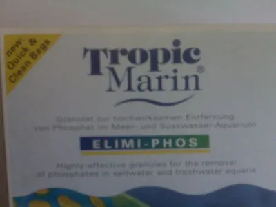 Tropic Marin Elim-Phos 200gm  For Phosphate Issues For Fresh&Salt  Aquariums NEW • $17.99