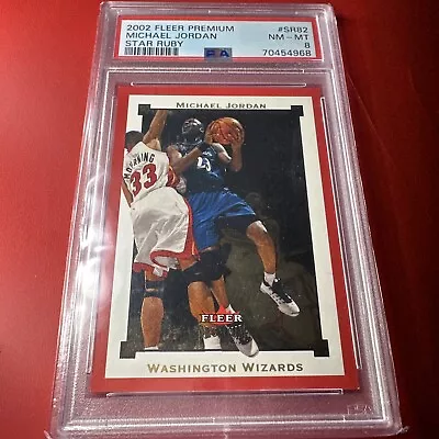 2002 Fleer Premium Michael Jordan Star Ruby!! POP 2!🔥🔥GOAT🐐 • $599