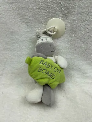 Babies R US Baby On Board Zebra Plush Soft Toy • £9.95