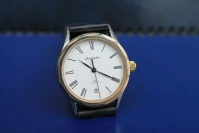 Swiss Ardath Qz Geneve  Men's Wrist Watch Quartz 6 Jewels Cal. ETA • $89