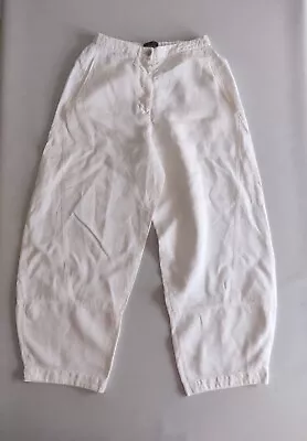 £59.95 • Buy Oska Linen Japanese Balloon Trousers White Size 1 UK 8/10 W26 L28 VGC