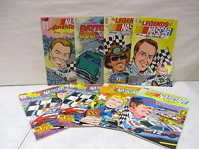 8 Nascar Adventures Comic Books With Petty Allison Daytona 500 • $12.14