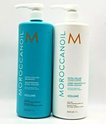 Moroccanoil Extra Volume Shampoo & Conditioner 33.8 Oz Duo Set • $105