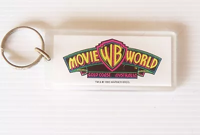 Vintage 1993 Warner Bros Movie World Gold Coast Qld Souvenir Keyring Key Chain • $19