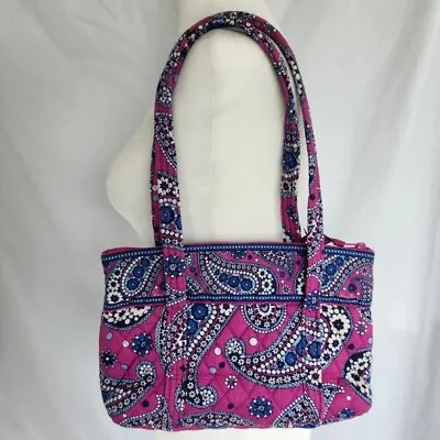 Vera Bradey Pink Purple Paisley Tote Bag / Shoulder Purse • $30