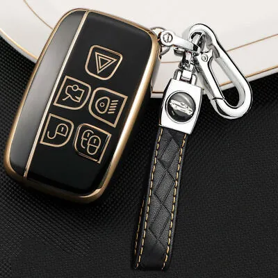 $15.50 • Buy TPU Car Remote Fob Key Case Cover Holder For Land Range Rover Evoque Discovery