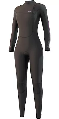 Mystic Womens The One 4/3mm Zipfree Wetsuit - Black • $255.99