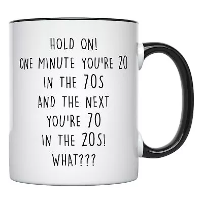 70th Birthday Coffee Mug 11 Oz Happy 70th Birthday Gifts For Women And Men... • $20.87