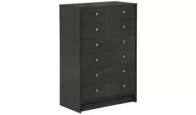 Malibu 5+2 Drawer Chest - Black Oak Effect • £124.99