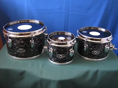 Slingerland Concert Toms 6 8 And 10 Inch Sizes BDP  Wrap   Very Nice   L@@K! • $449