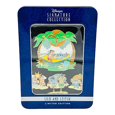 Disney Signature Collection Lilo And Stitch LE 750 Pin Set NEW IN TIN BOX • $399.95