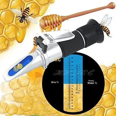 Refractometer Honey Beekeeper Water Sugar Content Brix:58-90% Water:10-33% 2023 • £14.88