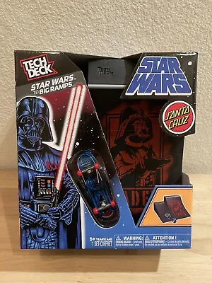 Tech Deck Star Wars Darth Vader Ramp Santa Cruz Mini Skateboard Exclusive NEW • $34.99