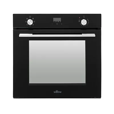 Willow WOF60DBK 60cm 68L Fan Assisted Oven With 7 Oven Functions  - Black • £199