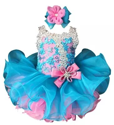 Jenniferwu Baby Girl Dress Princess Wedding Party Handmade Pageant Dress 3T • $15.99