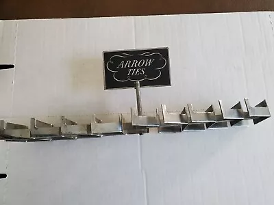 Antique/Vintage Tie Display  Arrow Ties  Rotating Tie Belt Rack Chrome Advertisi • $25