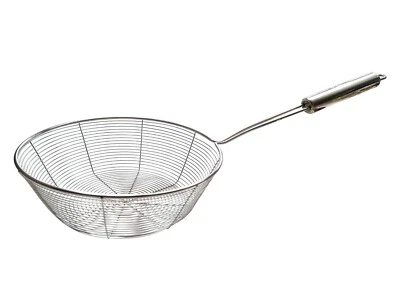 £8.99 • Buy Crowbarn XL Skimmer Ladle Sieve Strainer Spoon Mesh Stainless Steel Food Grade 