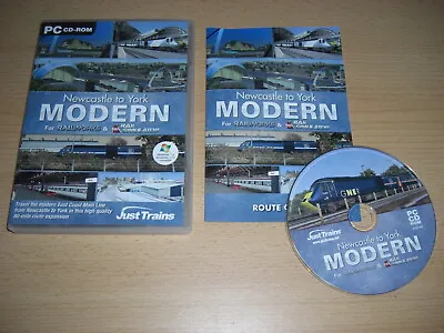 Newcastle To York - Modern Pc DVD Rom Add-On Expansion Pack Rail Simulator • £8.99