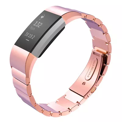 $90.48 • Buy StrapsCo Stainless Steel Metal Watch Band Strap For Fitbit Charge 2