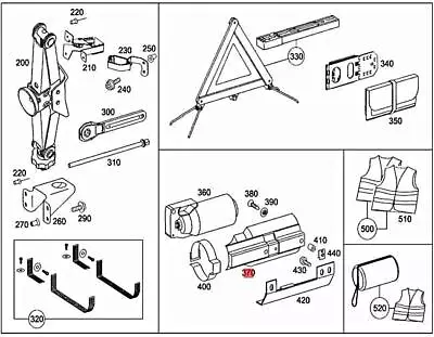 Genuine MERCEDES V251 903 A197 A208 A209 C140 C190 C197 Bracket 0008660214 • $26.24