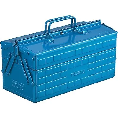 New Trusco 2-tier Tool Box 350X160X215 Blue ST-350-B  F/S • $57.72