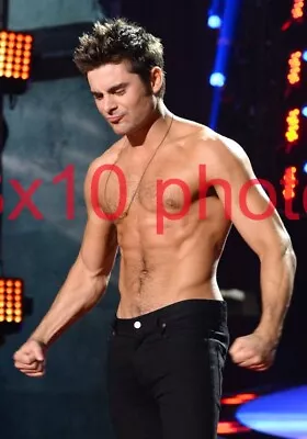 ZAC EFRON #188BARECHESTEDSHIRTLESSbeefcakeneighborshairspray8x10 PHOTO • $11.50