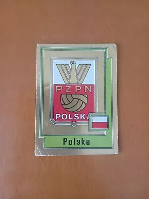 PANINI FOOTBALL ALBUM Europa 80 Number 234 Scudetto Badge Poland With Candle • £5.12