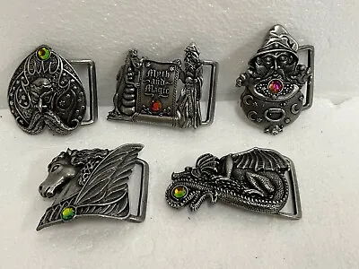 5 Myth And Magic Belt Buckles • £29.99