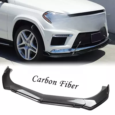 Gloss Front Bumper Lip Lower Splitter Spoiler For Mercedes-Benz GL-Class 550 350 • $79.99