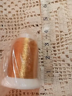 Metallic Gold Embroidery Thread Cone New • $2