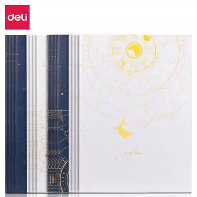 DELI B5 School Soft Cover Notebook 60 Pages Kids School Exercise Book 12PCS Pack • $53.61