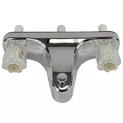  Mobile Home RV Tub Shower Center-Set Faucet 8 Inch 2-Handle Chrome With • $25.23