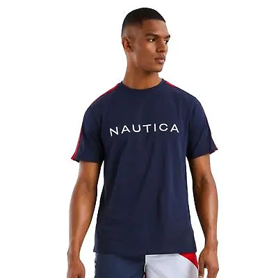 Nautica Mens Forres T-Shirt - Navy - UK Medium - RRP £19.99 • £9.99