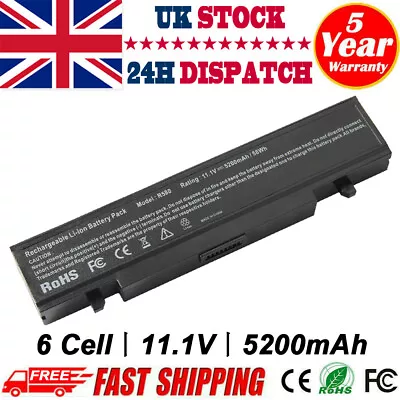 Battery For Samsung AA-PB9NC6B Fit: R428 R519 R580 R730 R780 NP-RV510 NP-R530 PC • £15.99